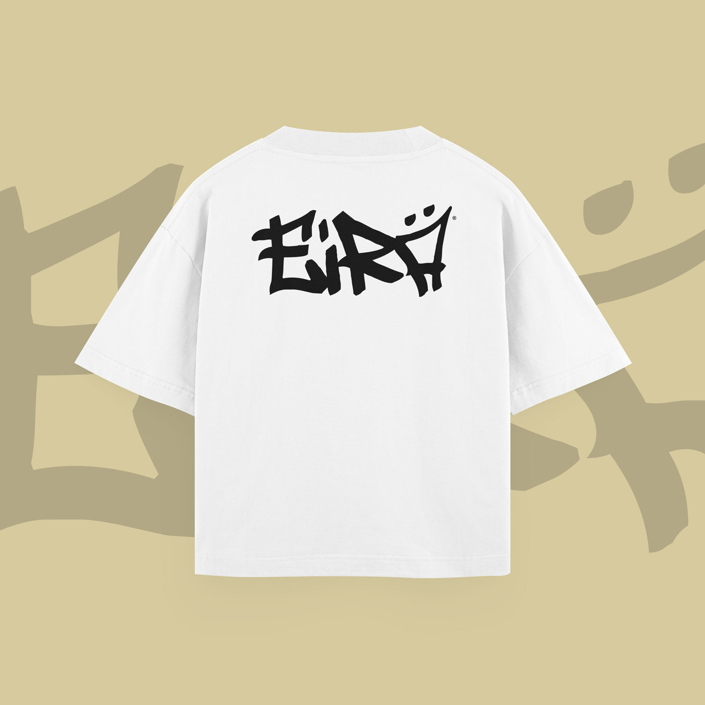 Eirä - T-shirt blanc coupe carrée