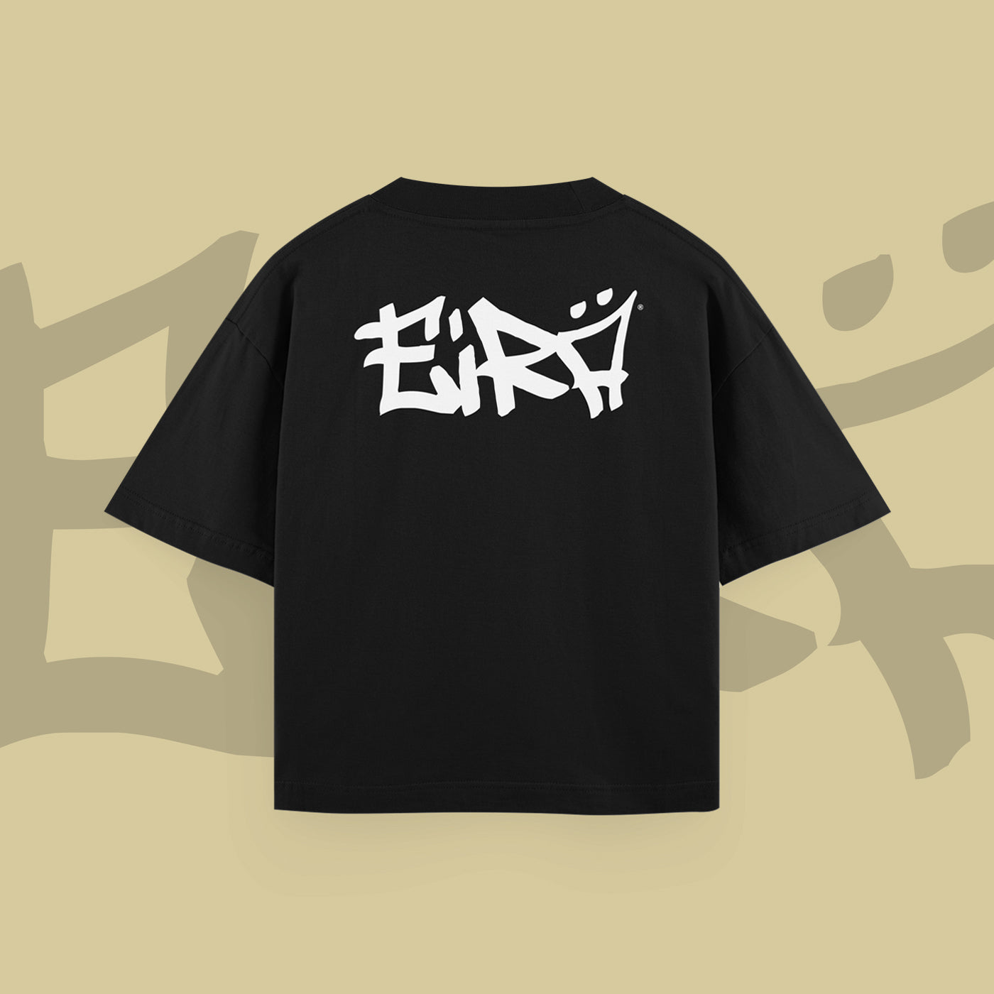 Eirä - Black Boxy Fit T-Shirt